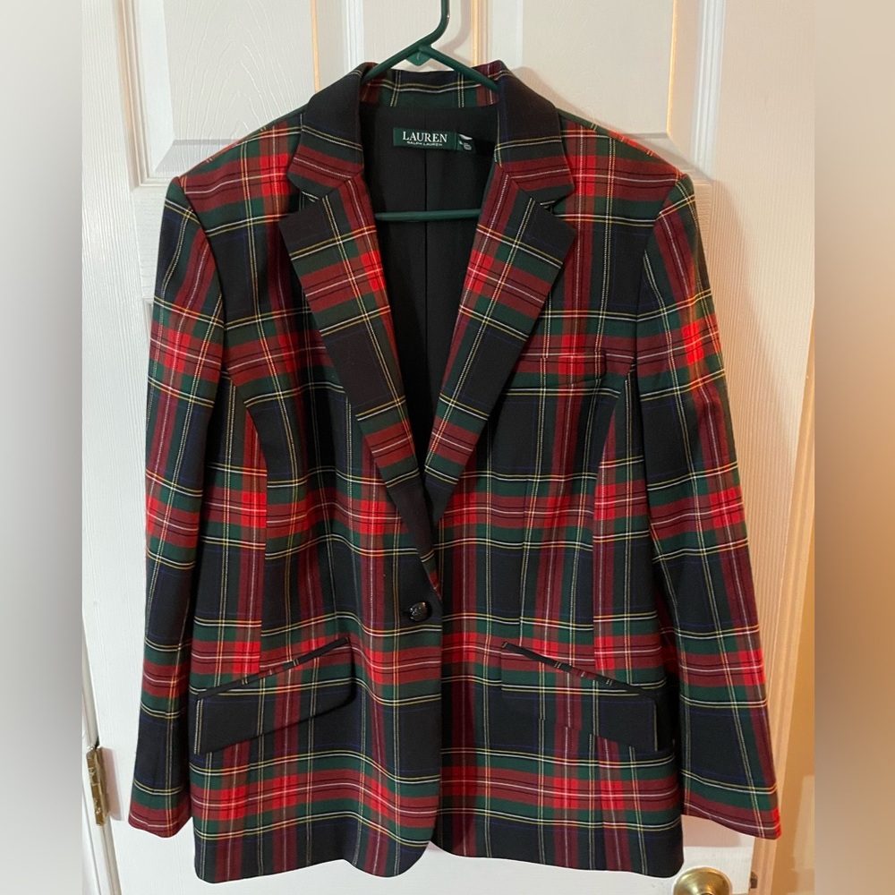 Lauren Ralph Lauren Plaid Blazer